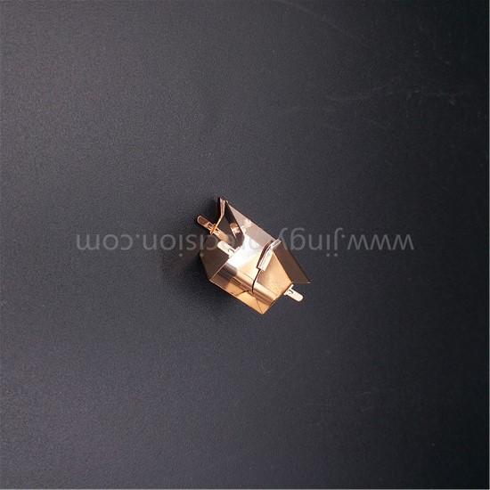 Beryllium copper leaf spring contact with 0.2 mm thickness